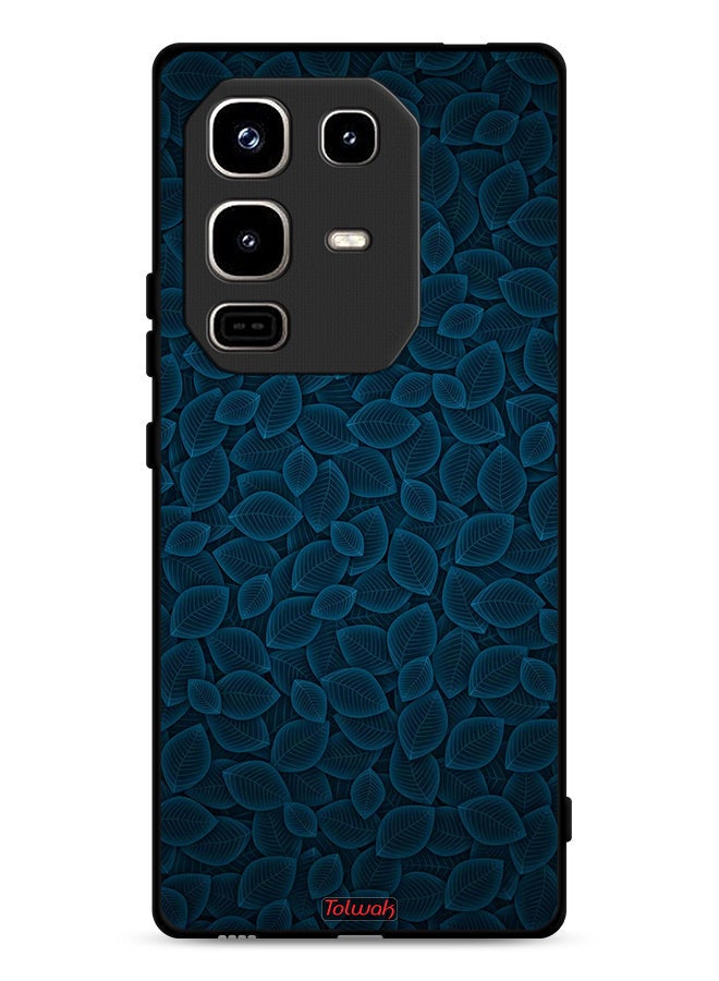 Tolwak Infinix Note 50 Pro 4G Protective Case Cover Digital Art Leaves Pattern - Image 1