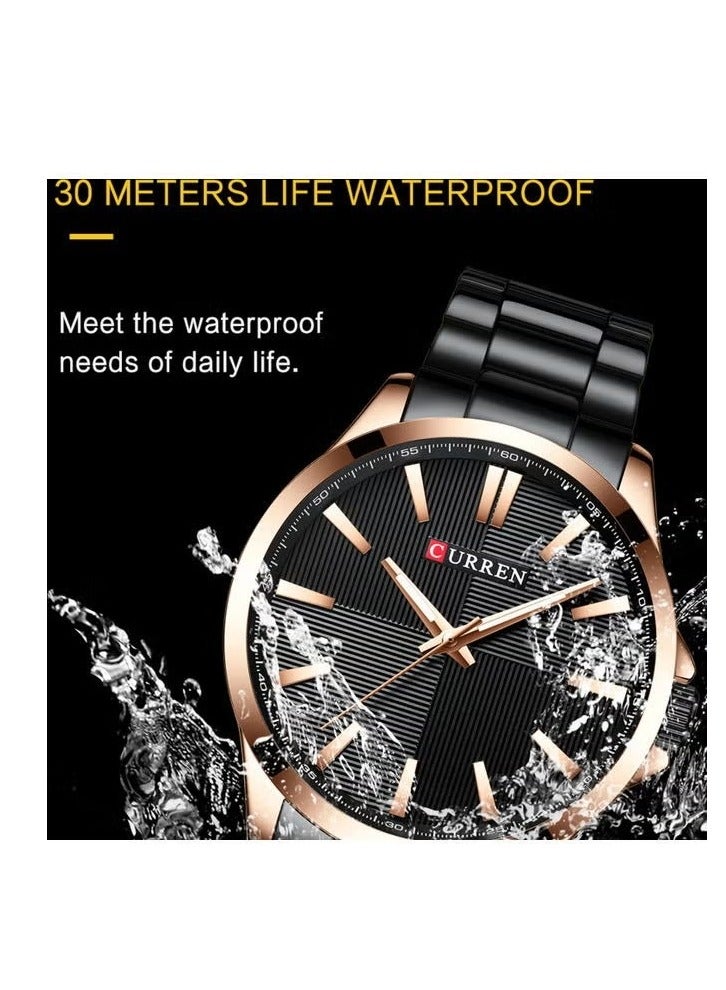 CURREN Waterproof Outdoor Stainless Steel Wrist Watch - Image 3
