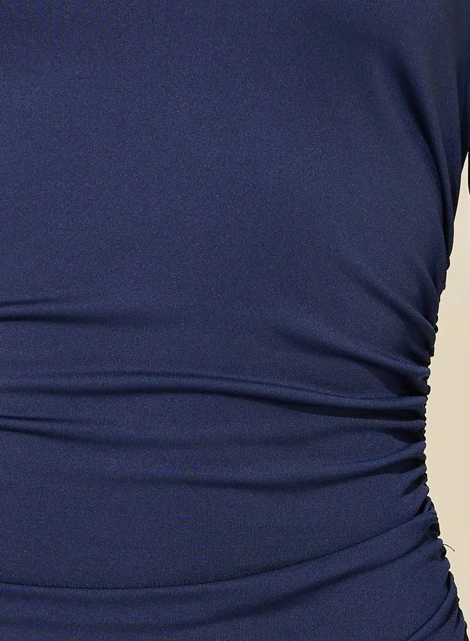 Take Two Gathered Jersey Dress