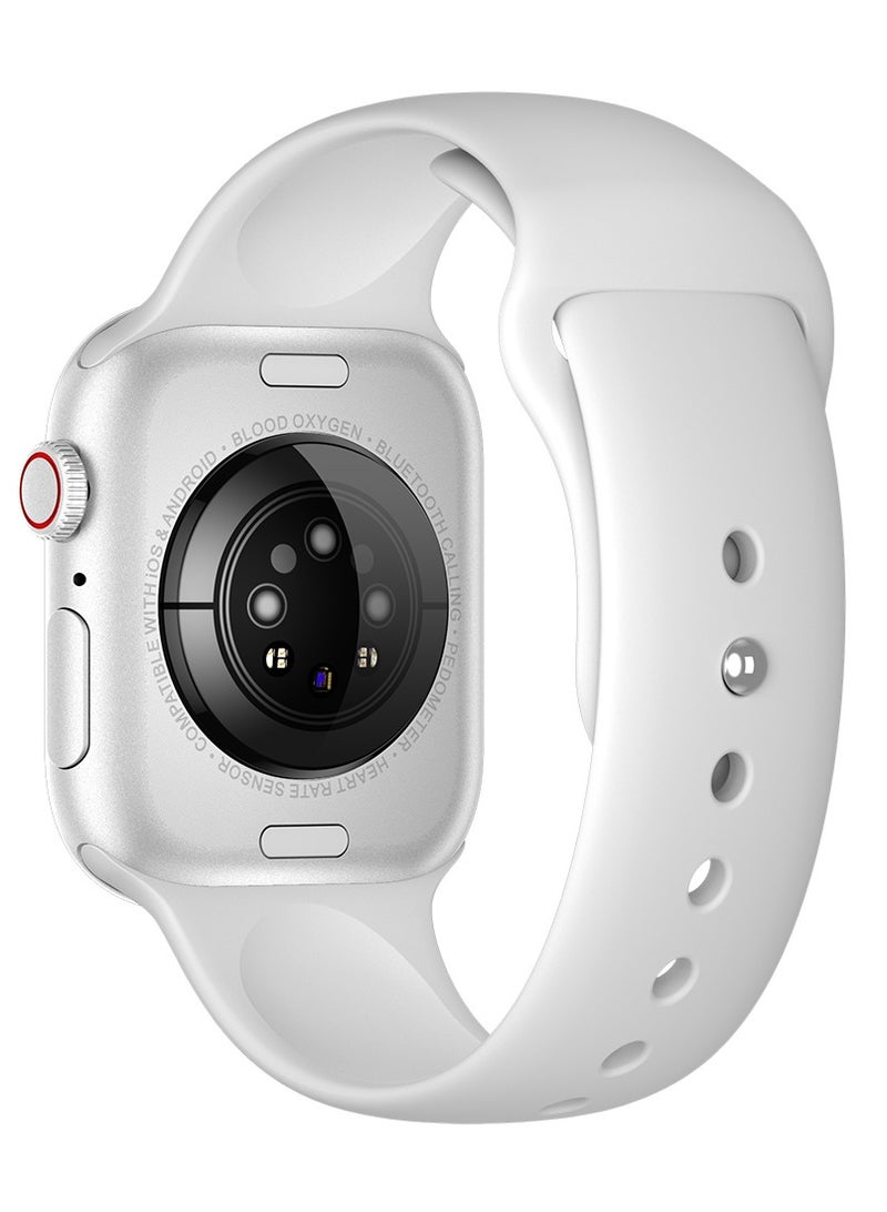 أوت بوكس ساعة Outbox OB10 – شاشة AMOLED ‏2.04″، مكالمات بلوتوث، +100 وضع رياضي، متابعة الصحة واللياقة، متوافقة مع أندرويد وiOS – فضي. - Image 5