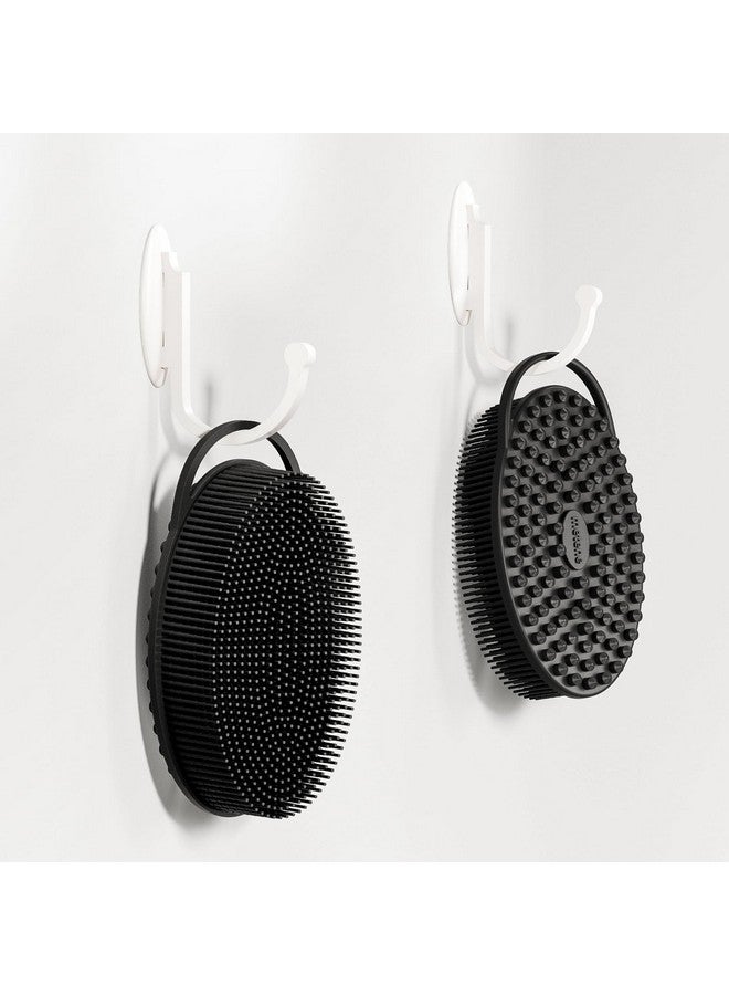 Metene Silicone Body Scrubber Exfoliating Body Scrubber For Use In Showerlathers Well Long Lasting Soft Body Scrubber For Shower And Bath Skincare Routine(Black With Loop) - Image 3
