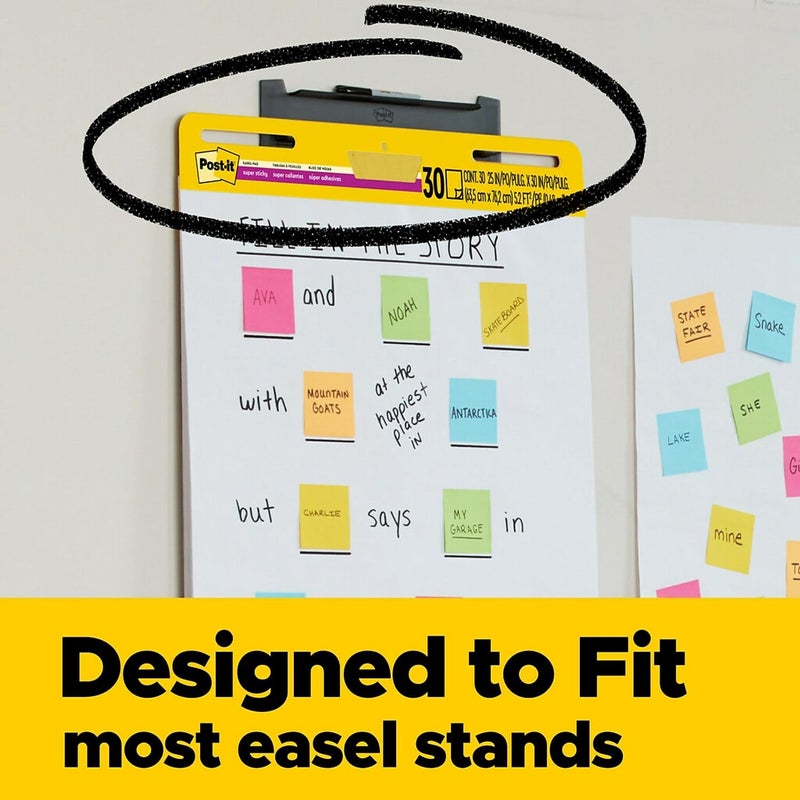 3M Post-itÂ® Post it Super Sticky Mini Easel Pad - Image 2
