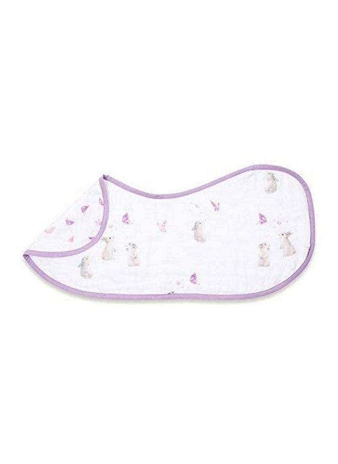 Masilo Organic Cotton Muslin Burp & Bibs Toddlers Cloth Gift Set For Newborn Baby Pack Of 1Bunny Butterfly  - Image 3