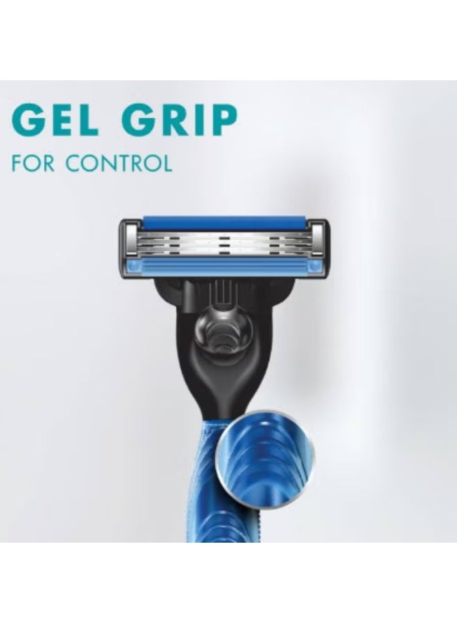 شفرات جيليت ماك 3 بلس عبوة إعادة تعبئة تحتوي على 3 شفرات لحلاقة دقيقة ومريحة لبشرة ناعمة - Image 2