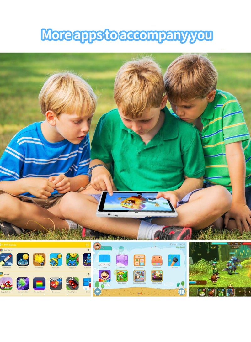 AROAQ Q85 Kids Learning Tablet, 7 Inch Large Display Touch Screen Pad, 2GB RAM 16GB ROM Dual Camera Wifi Tablet, Portable Kids Educational Tablet, (1pc, Spider Design) - Image 4