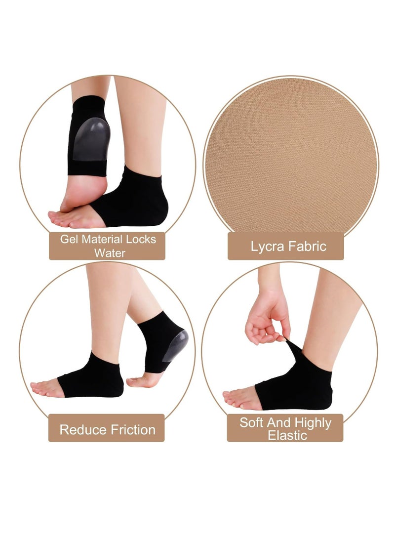 Oasisgalore 2 Pairs Silicone Heel Protectors Heel Cushion Pads for Foot Heel Pain Relief - Image 5