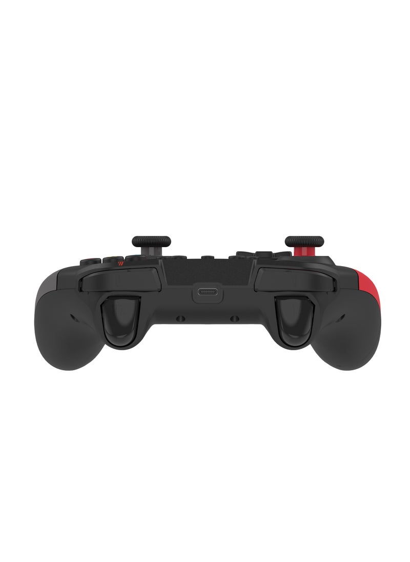 Bloody - 2.4G Wireless/Wired Dual Vibration Gaming Controller GPW50, Function Swap Setting, Rechargeable with USB Type-C, 360° Joysticks, Rechargeable 600mAh Li-Battery, Red - Image 1