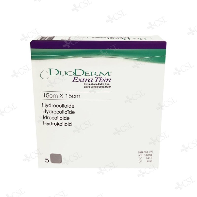 Convatec D175869 Duoderm Extra Thin Dressing 15cm x 15cm Pack of 10