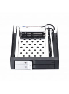 2.5 inch Internal Dual Slot Tool-free Hard Disk Rack Support Two 2.5 inch SATA HDD/SSD Safety Lock Design Support Hot Plug