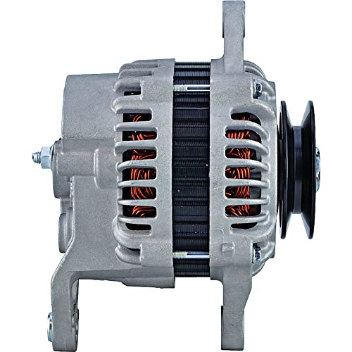 DB Electrical مولد كهربائي DB Electrical ROTA0217 متوافق مع/بديل لـ 0.458333 ساعة 75 أمبير نوع مروحة داخلية منظم داخلي دوران عقارب الساعة 12 فولت ميتسوبيشي صناعي متنوع - Image 3