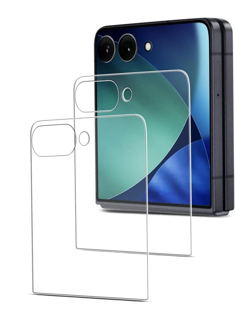 2 pack Screen Protector for Samsung Galaxy Z Flip 7 Front Tempered Glass Full Coverage Screen Guard 9H Hardness Anti Fingerprint Scratch Resistance for Samsung Galaxy Z Flip 7 - Image 1