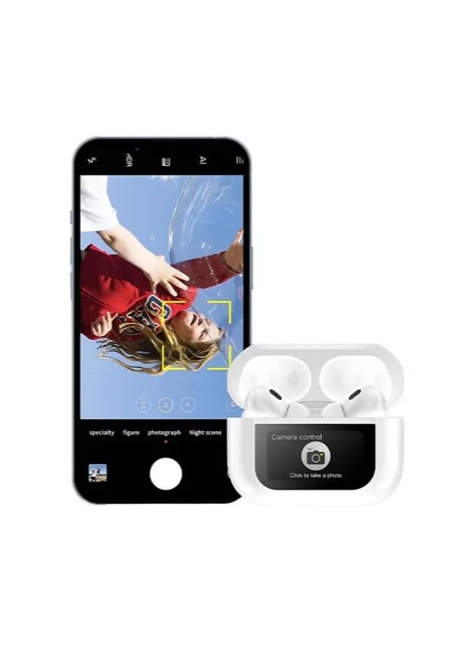 Truly Wireless Earbuds with Built-in LCD Touchscreen – Advanced ANC & ENC Noise Cancellation – Touch Control for Music and Calls – Integrated Camera Control – High-Fidelity Sound, Long Battery Life, Comfortable Fit – Ideal for Daily Use and Workouts - Image 4