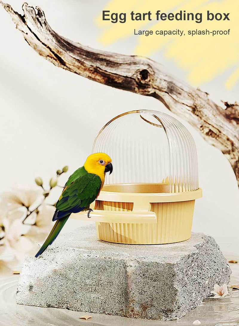 Kidle Bird Feeding Bowl, Parrot Feeder, Pet Drinking Bowl 12.5*16.5*13.8cm - Image 2