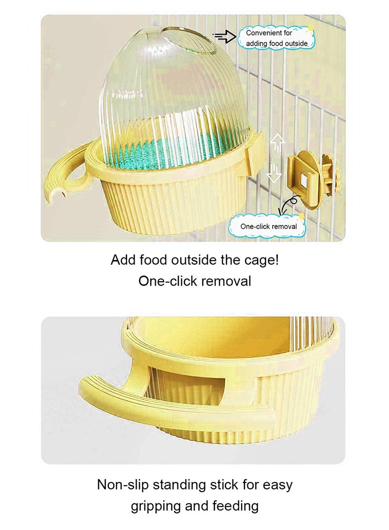 Kidle Bird Feeding Bowl, Parrot Feeder, Pet Drinking Bowl 12.5*16.5*13.8cm - Image 5