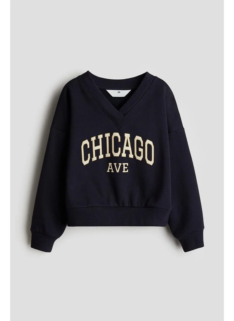 H&M V-neck sweatshirt