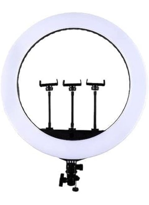 21-Inch Ring Light with Remote and Tripod – 72W Powerful LED for Makeup, Photography, and Streaming (52cm Diameter)