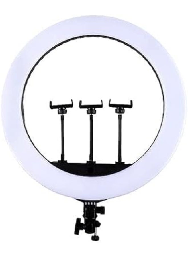 21-Inch Ring Light with Remote and Tripod – 72W Powerful LED for Makeup, Photography, and Streaming (52cm Diameter)