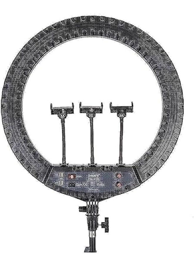 21-Inch Ring Light with Remote and Tripod – 72W Powerful LED for Makeup, Photography, and Streaming (52cm Diameter)