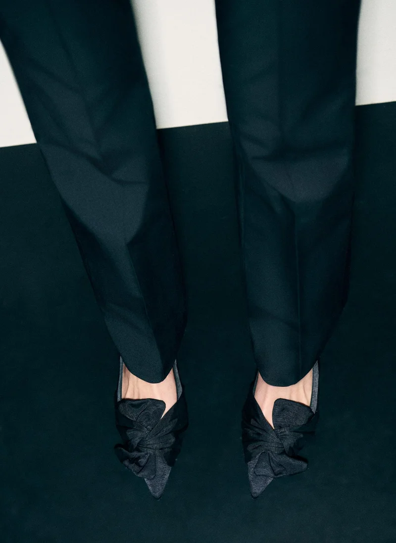 MANGO Knot Heel Shoes
