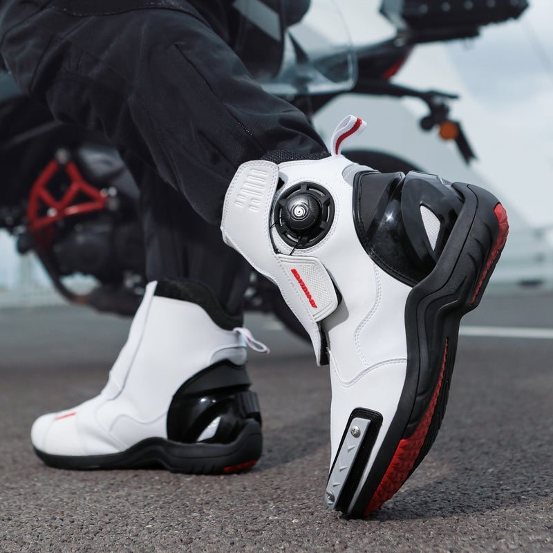 Four Seasons Waterproof Motorcycle Shoes Riding Boots Men'S And Women'S Winter Non-Slip Motorcycle Shoes Cross-Country Motorcycle Travel Long-Distance Rally Equipment - Image 1