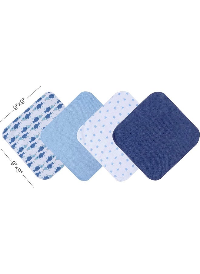 Viviland Baby Towel, Soft Baby Washcloth for Newborns, 24 Pack Reusable Baby Bath Towel for Boys, Baby Body and Face Wash Cloth - Image 2