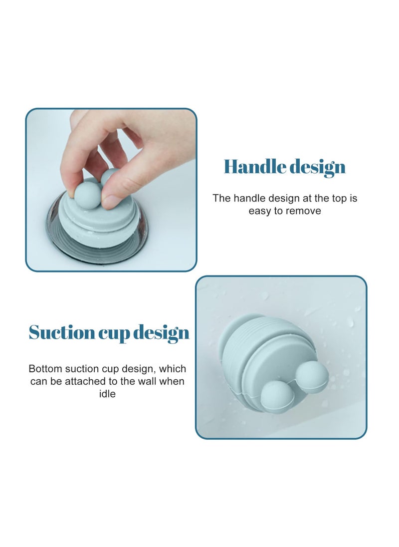 Excefore Bathtub Stopper, 2 Pcs Universal Silica Gel Drain Stopper, Drain Stopper Plugs for Kitchen, Bathtub, and Sink Drains  - Image 4