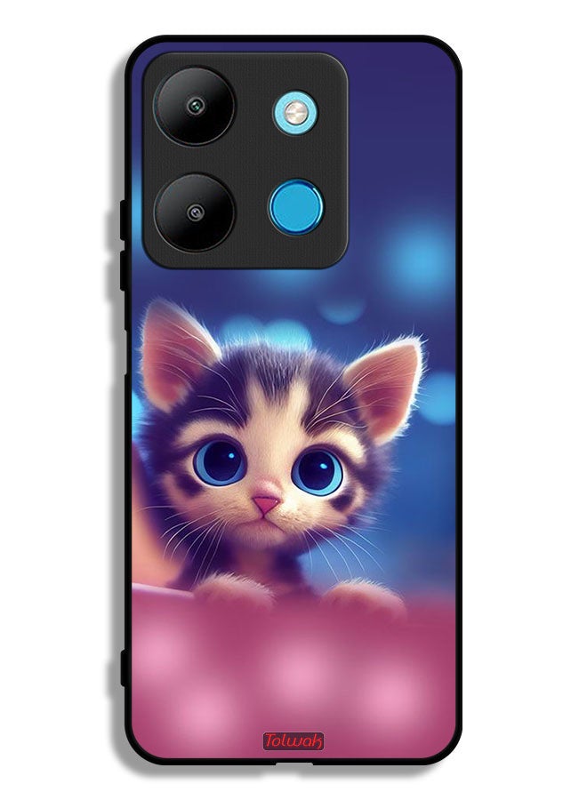 Tolwak Infinix Smart 7 Protective Case Cover Little Cat - Image 1