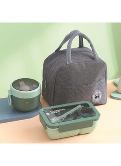 Generic Rectangular Compartment Lunch Box Can Be Put Into Microwave Oven Student Adult Lunch Box Special Tableware Office Workers Lunch Box 