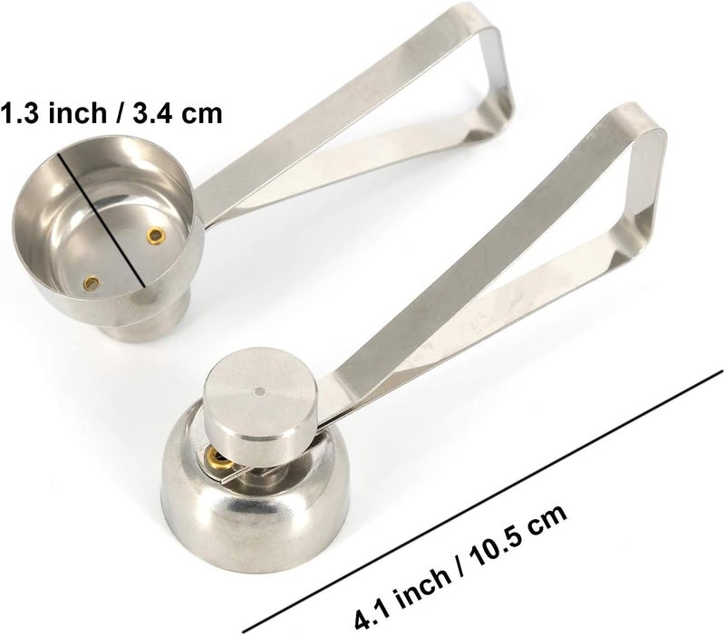 Mayata 2PCS Metal Stainless Steel Egg Scissors Egg Topper Cutter Triangle Shape Shell Opener Boiled Raw Egg Open Creative Kitchen Accessories Tools - Image 2