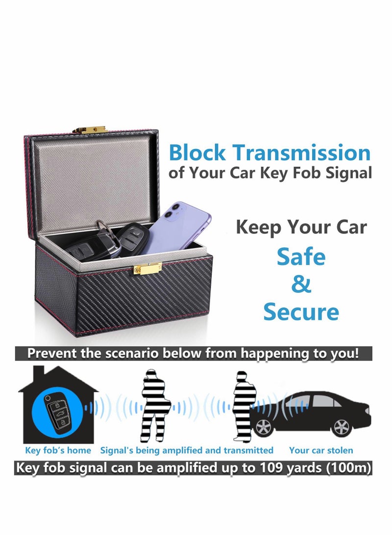 Faraday Box, Car Key Fob Protector, Keyless Entry Safe Protector RFID Anti-Theft Signal Blocking Cages - Image 2