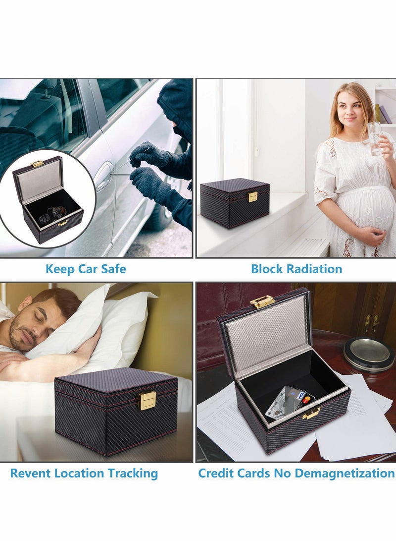 Faraday Box, Car Key Fob Protector, Keyless Entry Safe Protector RFID Anti-Theft Signal Blocking Cages - Image 5