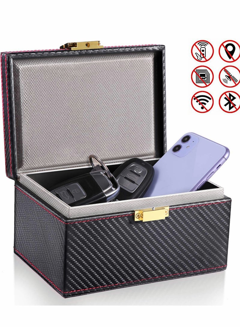 Faraday Box, Car Key Fob Protector, Keyless Entry Safe Protector RFID Anti-Theft Signal Blocking Cages - Image 1