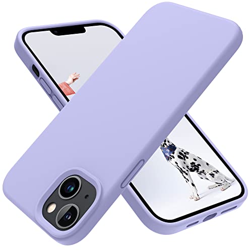 OTOFLY Designed for iPhone 14 Plus Case Silicone Shockproof Slim Thin Phone Case for iPhone 14 Plus 67 inch Light Purple - Image 1