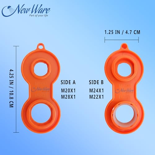 NEW WARE® Plastic Faucet Aerator Removal Spanner Tool | Universal Aerator Wrench for Kitchen & Bathroom Taps | Easy Fitting & Replacement | Pack of 1 - Image 2