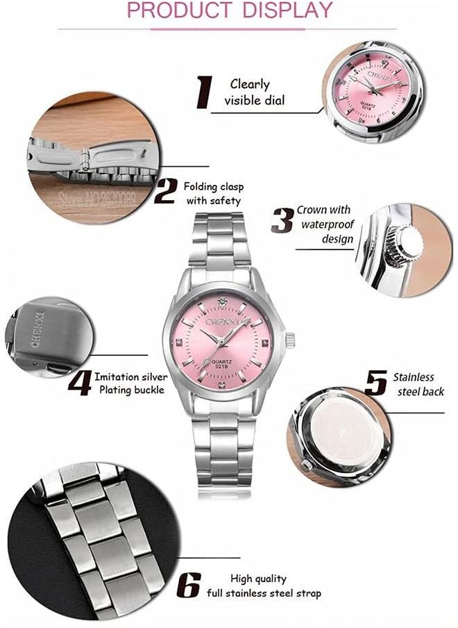 Chenxi - Women's Classic Wrist Watch  Silver/Blue - Image 1