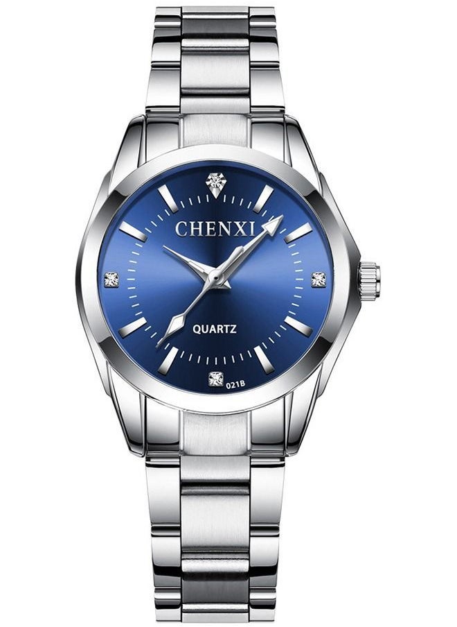 Chenxi - Women's Classic Wrist Watch  Silver/Blue - Image 1