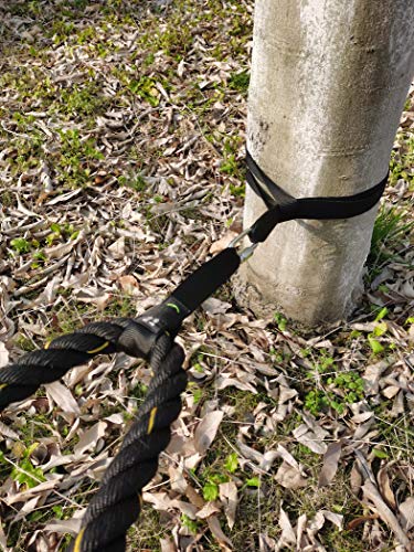 J Bryant Fitness Extra Length Outdoor Battle Rope Anchor Strap Kit Accessories Sport for Rope Easy Setup Home Gym Muscle Workout Equipment 31" Length - Image 5