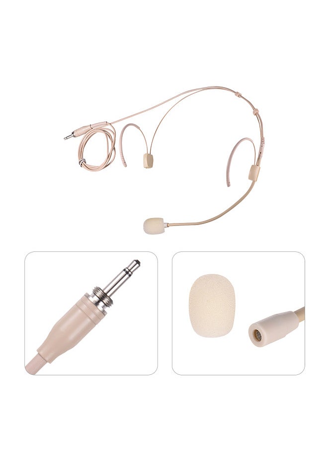 Generic Lightweight Headworn Headset Microphone Condenser Mic 3.5mm Plug for Smartphone DSLR Camera Camcorder Computer PC Laptop  - Image 4