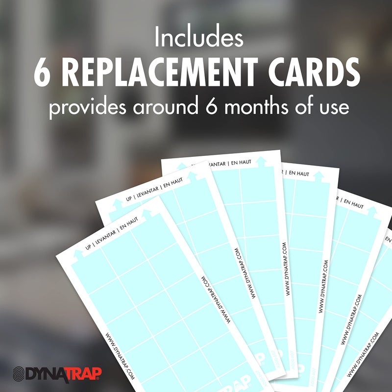 DynaTrap 230093 Replacement StickyTech Glue Cards for Flylight Indoor Plug-In Fly and Flying Insects Trap for Indoor DynaTrap Models DT3009 and DT3019 - 6 Pack - Image 5