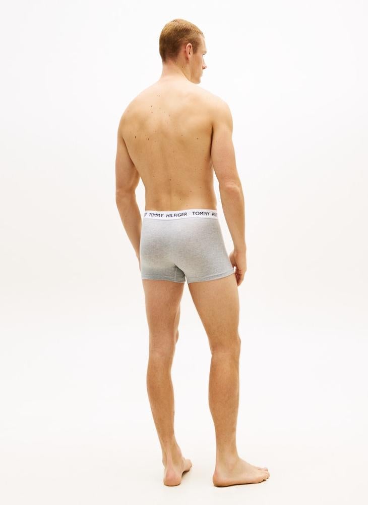 TOMMY HILFIGER 3-Pack Heritage Logo Waistband Trunks - Image 3