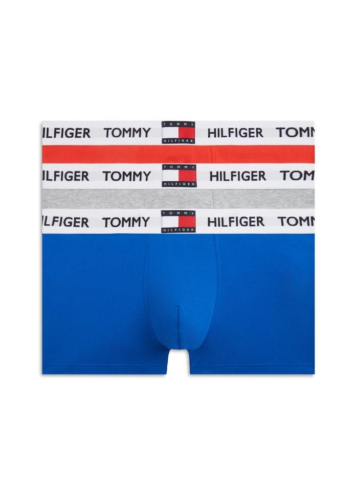 TOMMY HILFIGER 3-Pack Heritage Logo Waistband Trunks - Image 1