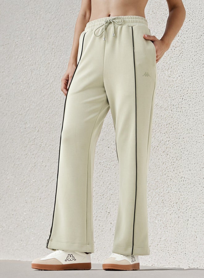 كابا بنطلون رياضي واسع الساق بتفاصيل خطوط كابا - Image 1