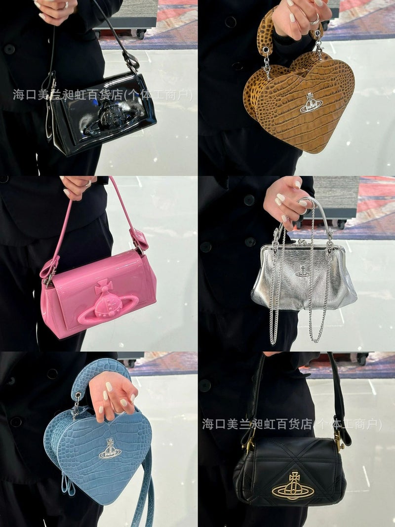 Queen Mother 2025 Popular Bag Collection Underarm Bag Bowling Bag Saturn Punk Style Backpack - Image 3