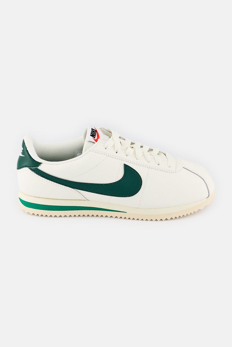 Nike Women Cortez Lace Up Outdoor Shoes, Off White - Image 3