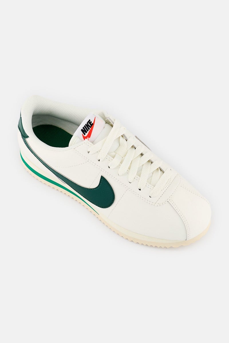 Nike Women Cortez Lace Up Outdoor Shoes, Off White - Image 1