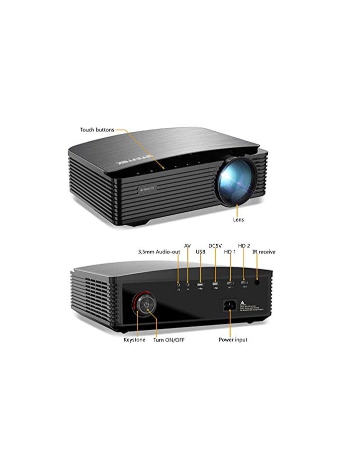 Neo Classic YG650  1920*1080 Full HD Android 9.0 , 7000 Lumens 300inch LED Video Projector with USB SD, HD, VGA, AV For Home Theater Cinema  - Image 2
