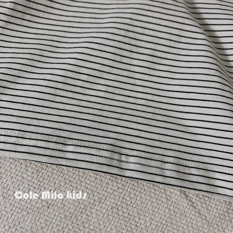Retro Western Style Boys' Vest Summer Pure Cotton Sleeveless Girls Striped T-Shirt Children'S Outer Wear Top Baby Korean Style Trendy - Image 5