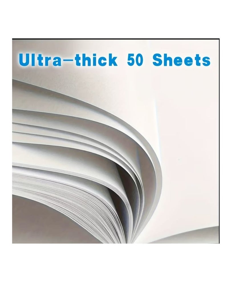 A5 Sketchbook Vincent Van Gogh Art, 50 Pages of 160Gsm RED - Image 3