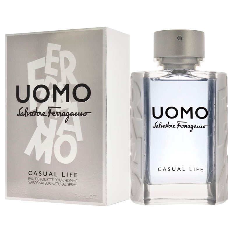 FERRAGAMO Uomo Ferragamo Casual Life Eau de Toilette Pour Homme, Cologne Spray for Men, 3.4 Fl. Oz. - Image 4
