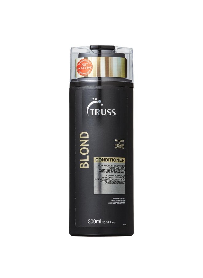 تروس بلسم TRUSS Blond - بلسم بنفسجي للشعر الأشقر والمبيض والرمادي - يحمي اللون، ويرطب، ويعيد المرونة، ويعادل درجات اللون النحاسي والأصفر والبرتقالي  - Image 1